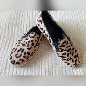 Kenneth Cole leopard sneakers, size 8
